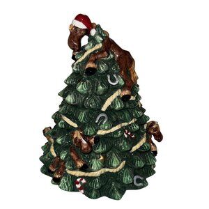 Rare Montana Lifestyles Silversmith Elmer the Horse Santa Climbs Christmas Tree